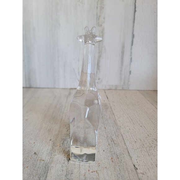 Orrefors Sweden giraffe Crystal figure vintage collectible unique glass - Picture 3 of 7